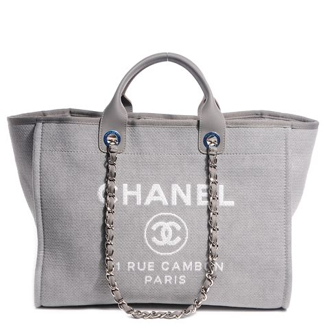 chanel canvas tote bag price|chanel canvas shopping bag.